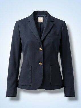 Gap Deep Navy Blue Structured The Academy Uniform Blazer Jacket 6